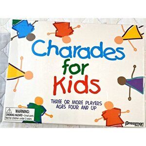 Pressman Charades for Kids for 3 or More Players Ages 4+  No Reading Required